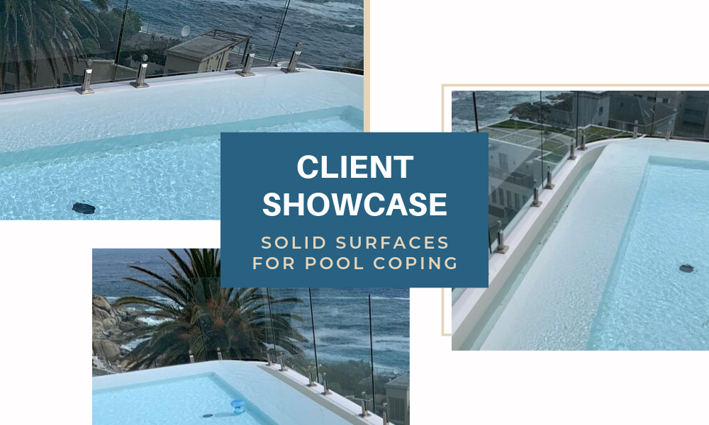 Solid Surfaces for Pool Coping | Client Showcase